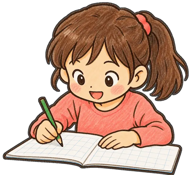 ひらがなの枠付き版