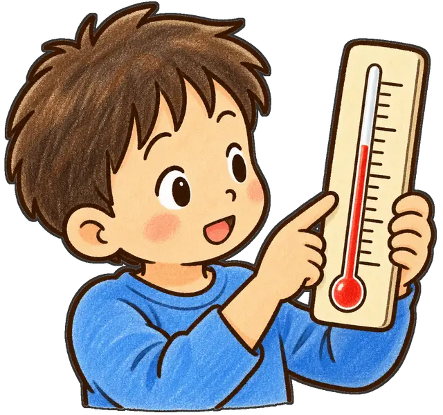 温度計の枠付き版