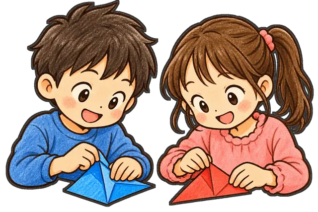 折り紙の枠付き版