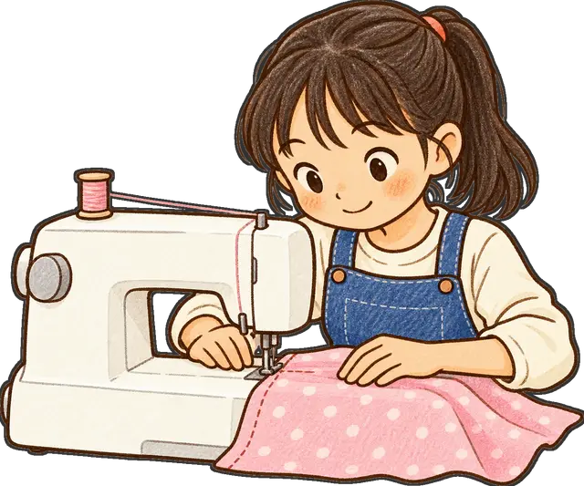 ミシンの枠付き版