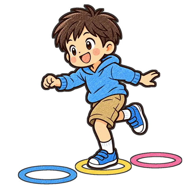 けんけんぱの枠付き版