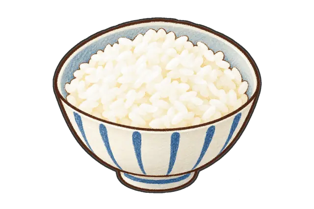 ごはん茶碗の枠付き版