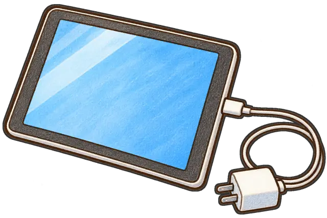タブレット充電器の枠付き版