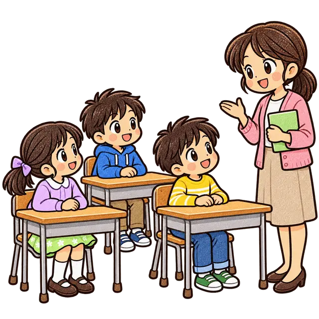 帰りの会の挿絵