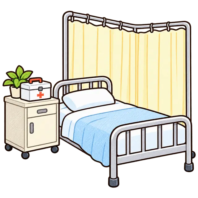保健室の挿絵